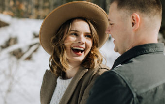 Ski Hill Engagement - Antoine Mountain